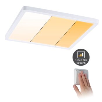 Paulmann LED panel Areo dimtowarm hran. biely 23cm