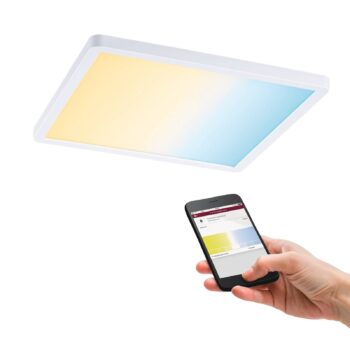 Paulmann LED panel Areo hranatý biely 23cm