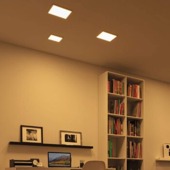 Paulmann LED panel Areo hranatý biely 23cm
