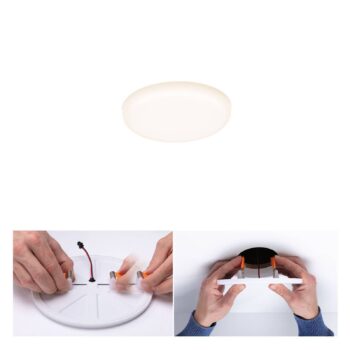 Paulmann LED panel Veluna 3 000 K okrúhly 7,5 cm