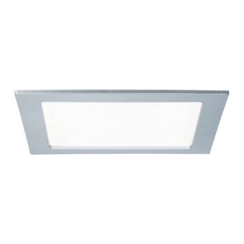 Paulmann LED panel štvorec, 18 W, 4 000 K, chróm