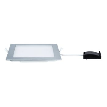 Paulmann LED panel štvorec, 18 W, 4 000 K, chróm