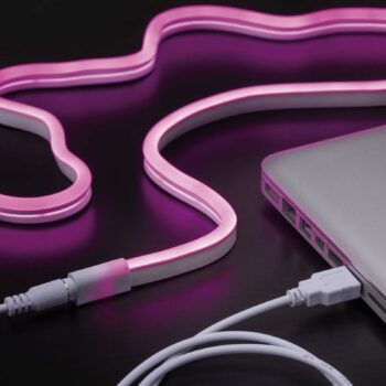 Paulmann LED pás Neon Colorflex USB 1 m ružový