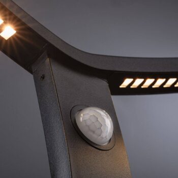 Paulmann LED senzorové cestné svetlo Alara, antracit, 67 cm IP44