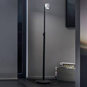 Paulmann LED stojacia lampa Aldan, kov, nastaviteľná, stmievateľná