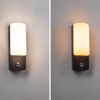 Paulmann LED vonkajšie nástenné svietidlo Bonnie, hliník, 2200/3000K,