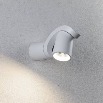 Paulmann LED vonkajšie nástenné svietidlo Cuff, senzor, biele