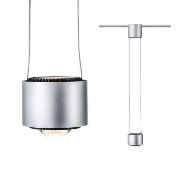 Paulmann LED závesná lampa Aldan URail, stmievač