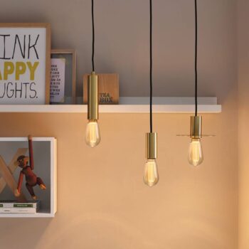 Paulmann LED žiarovka E27 3,5 W Arc 1 800K ST64 zlatá