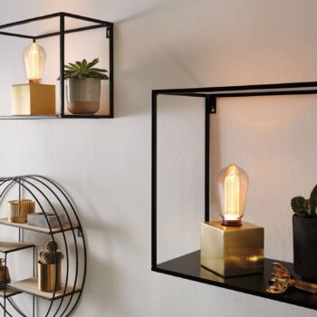 Paulmann LED žiarovka E27 3,5 W Arc 1 800K ST64 zlatá