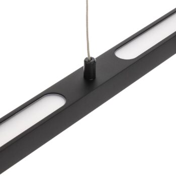 Paulmann Lento LED závesné svietidlo čierne stmievateľné Up-&Downlight