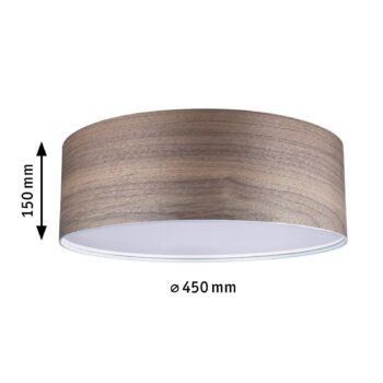 Paulmann Liska svietidlo s dreveným tienidlom