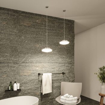 Paulmann Luena LED svietidlo IP44 chróm Ø 25 cm
