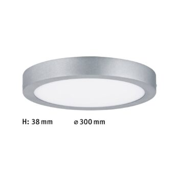 Paulmann Lunar LED panel, okrúhly, Ø 30 cm, chróm