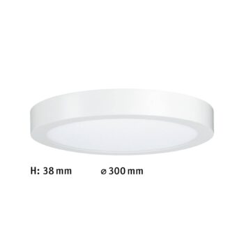 Paulmann Lunar LED panel okrúhly Ø30cm biely matný