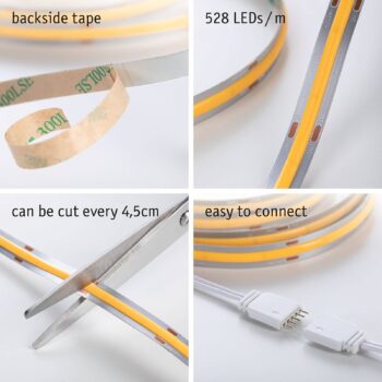 Paulmann MaxLED 1000 COB základná IP20 biela 1,5 m