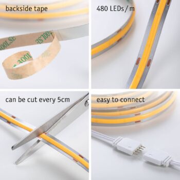 Paulmann MaxLED 500 COB základná IP20 biela 1,5 m