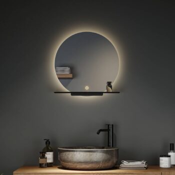Paulmann Miro LED nástenné zrkadlo CCT Ø50cm podsvietenie