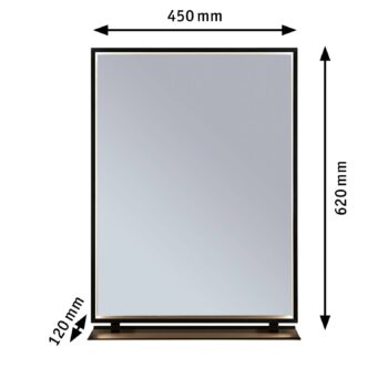 Paulmann Miro LED zrkadlo CCT 62x45cm backlight