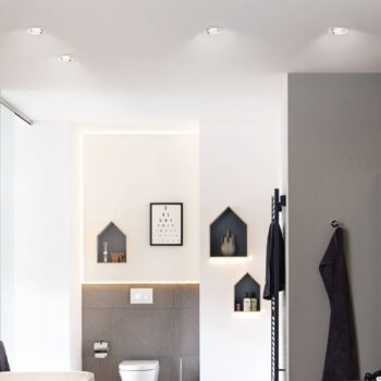 Paulmann Nova LED-vstavaný bodový svietidlo, stmievateľné, IP65, železo