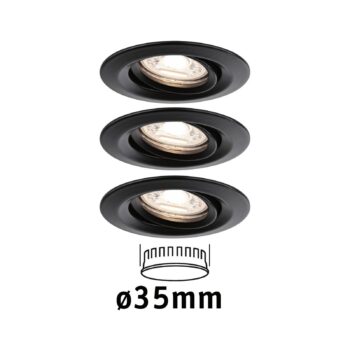 Paulmann Nova Mini Plus LED easydim 3 čierna
