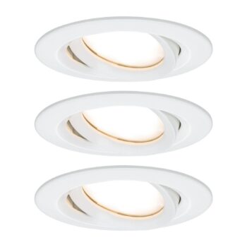 Paulmann Nova Plus 3 ks LED bodové svetlá okrúhle biele
