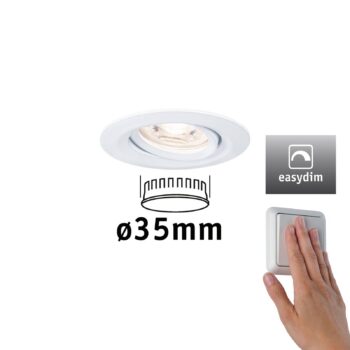 Paulmann Nova mini Plus zapustené easydim biele