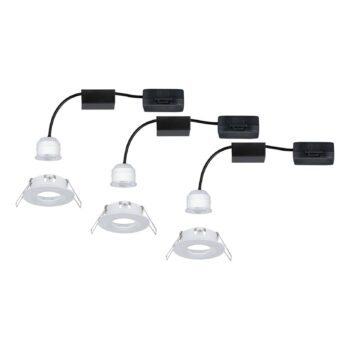 Paulmann Nova mini zapustené 3 kusy IP44 biele