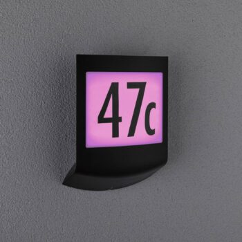 Paulmann Padea LED svetlo s číslom domu ZigBee RGBW