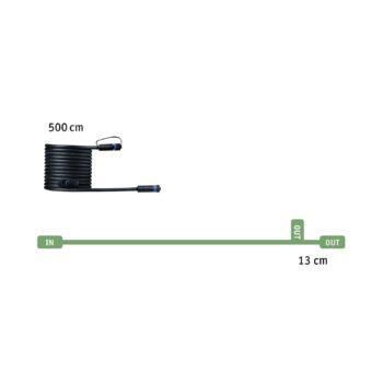 Paulmann Plug & Shine 93927 kábel 5 m, 1 vstup/2 výstup