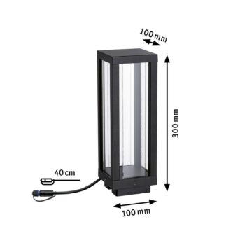 Paulmann Plug & Shine LED Classic Lantern RGBW základné svetlo
