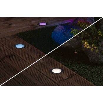 Paulmann Plug & Shine LED zapustené podlahové reflektory Podlahové RGBW