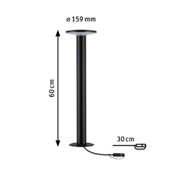Paulmann Plug & Shine Plate LED pathway light 2 200K