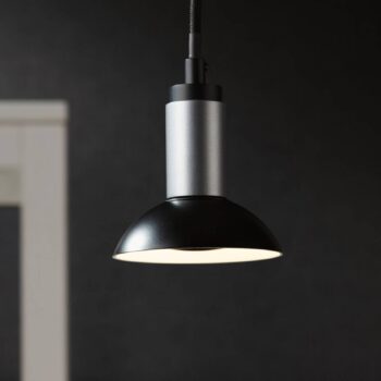 Paulmann Runa závesná lampa, čierna/antracitová