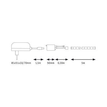 Paulmann SimpLED súprava pásikov 20 W, RGB, 5 m