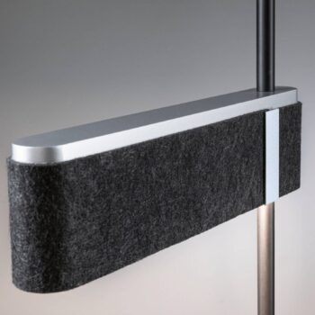 Paulmann Smart LED stojacia lampa Jagun, antracitová, 151 cm plsť