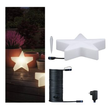Paulmann Smart LED vianočný set Plug & Shine Star 10 m kábel
