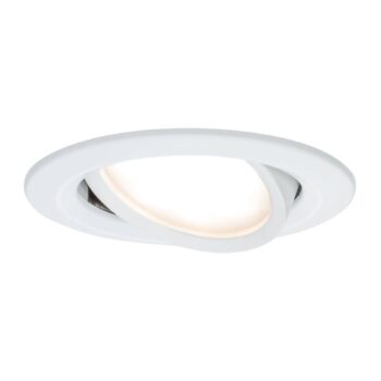 Paulmann Spot Nova Coin okrúhle, otočné, biele