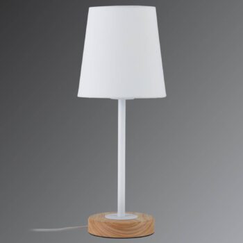 Paulmann Stellan stolná lampa textilné tienidlo