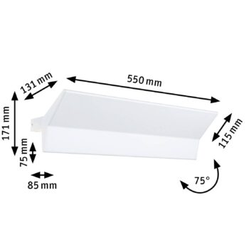 Paulmann Stine LED svetlo, ZigBee, CCT, biela