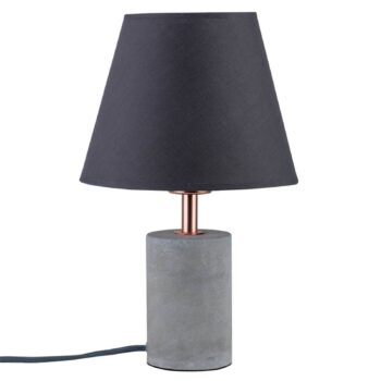Paulmann Tem textilná stolná lampa podstavec betón