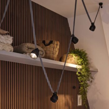 Paulmann ULine LED bodové svetlá Ronde, čierne, 3 000 K