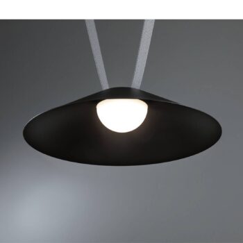 Paulmann ULine LED závesné svietidlo Cone, čierne, 3 000 K