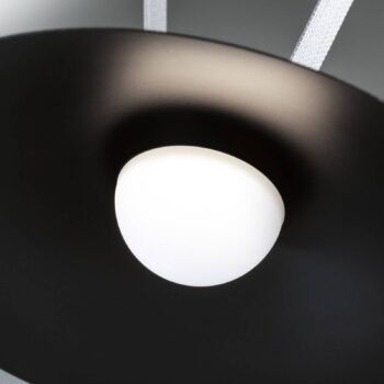 Paulmann ULine LED závesné svietidlo Cone, čierne, 3 000 K
