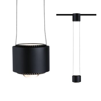 Paulmann URail Aldan LED závesná lampa, čierne