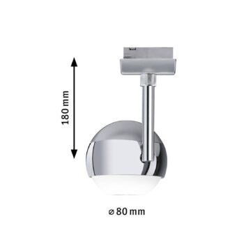 Paulmann URail Capsule II bodové LED 4 000 K chróm