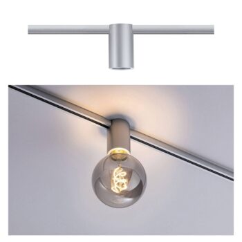 Paulmann URail Ceiling Socket E27, chróm, matná