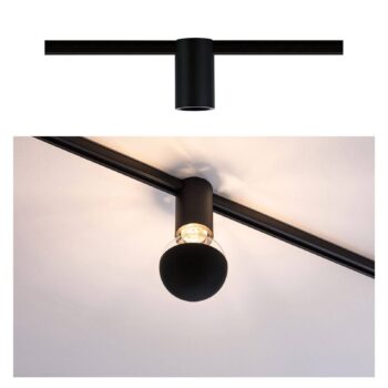 Paulmann URail Ceiling Socket E27, čierna