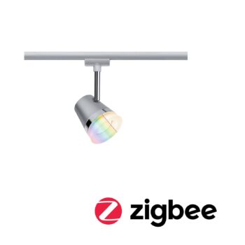Paulmann URail Cone Spot RGBW chróm matná ZigBee