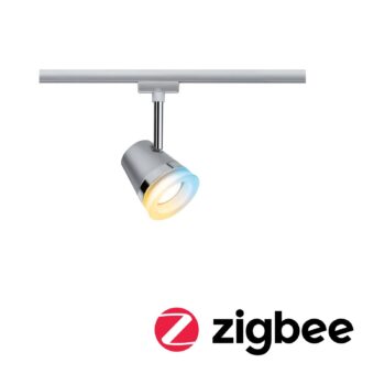 Paulmann URail Cone, ZigBee, CCT, matný chróm